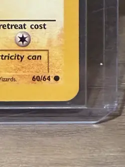 Pokemon Pikachu Base Set 60/64 1999 Wizards first edition English TCG Card - Image 4