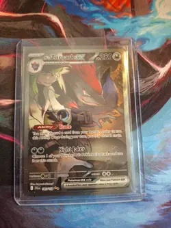 Pokemon TCG N's Zoroark EX Holo Card 185/159 Sv09: Journey Together - Image 1