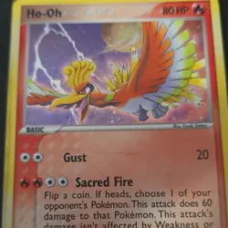 Pokemon Ho-Oh 27/115 Unseen Forces Reverse Holo Rare 80HP Basic Card English - Image 1