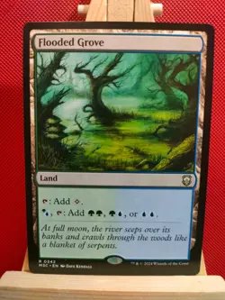 Flooded Grove - Modern Horizons 3 Commander - NM - Rare - MTG - Image 1