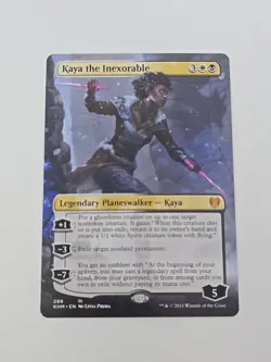 Kaya the Inexorable (Borderless) Kaldheim Regular 288 Mythic 2021 - Image 1