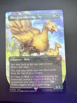 Traveling Chocobo (Borderless) (Chocobo Track Foil) Final Fantasy Foil - Image 1