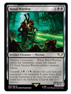 Royal Warden Warhammer 40K MTG - Image 1