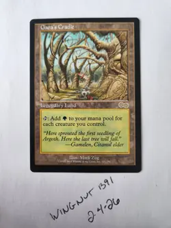 MTG: Gaea's Cradle Urza's Saga LP/NM #321/350 Legendary Land 1998 Rare Magic - Image 1