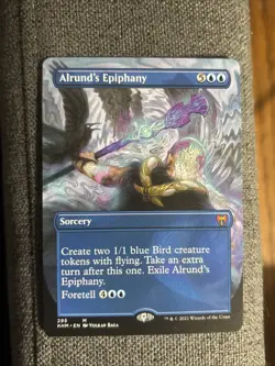Alrund's Epiphany (Borderless) Kaldheim Regular - Image 1