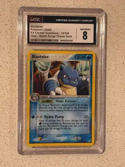 2006 Pokemon Ex Crystal Guardians Blastoise HOLO 14/100 CGC NM/Mint 8 - Image 1