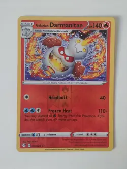 Pokemon TCG - Galarian Darmanitan 028/189 - Darkness Ablaze - Reverse Holo Rare - Image 1