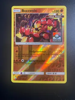 Pokemon League Promo REVERSE HOLO Buzzwole 77/131 - Near Mint (NM) - Image 1