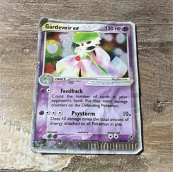Pokemon TCG Gardevoir ex 96/100 EX Sandstorm Stage 2 Holo (Heavy Water Damage) - Image 1