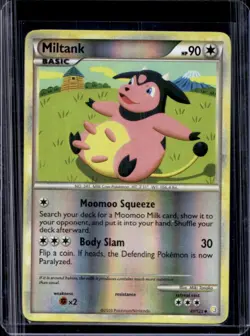 2010 Pokemon HeartGold & SoulSilver Miltank Reverse Holo #47/123 - Image 1