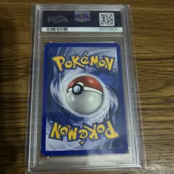 2005 POKEMON EX EMERALD #5 GROUDON-REVERSE FOIL PSA 8 - Image 2