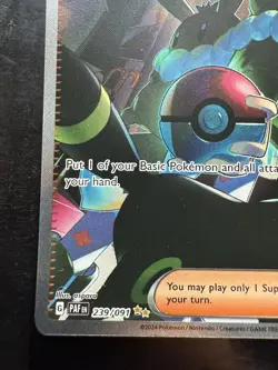 Pokemon Penny Paldean Fates Holo 239/091 Illustration Rare (NM) - Image 4