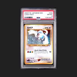 Pokemon PSA 8 Lugia Holo 2000 #249 NEO Japanese - Image 1