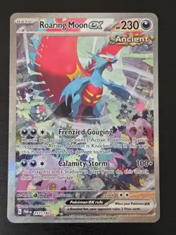 Roaring Moon EX 251/182 - Paradox Rift - Special Illustration Rare - Pokemon - Image 1