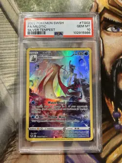 Milotic TG02/TG30 Pokemon Silver Tempest Trainer Gallery Full Art - PSA 10 🔥 - Image 1