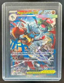 2025 Pokemon Mega Evolution Lucario ex Special Illustration Rare #179/132 - Image 1