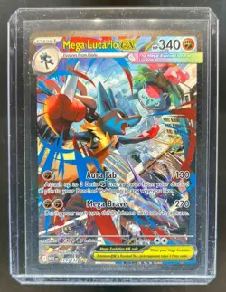 2025 Pokemon Mega Evolution Lucario ex Special Illustration Rare #179/132 - Image 1