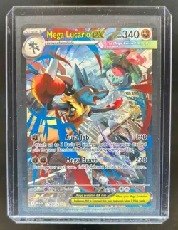 2025 Pokemon Mega Evolution Lucario ex Special Illustration Rare #179/132 - Image 1