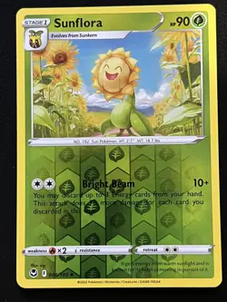 Sunflora Reverse Holo SWSH12: Silver Tempest #006/195 Pokemon TCG - Image 1