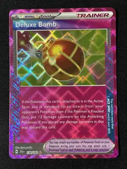 Holo Deluxe Bomb 134/142 ACE SPEC Rare Stellar Crown Pokemon TCG - Image 1