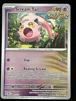 Scream Tail 042/131 Reverse Holo Prismatic Evolutions Pokemon TCG - Image 1