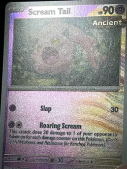 Scream Tail 042/131 Reverse Holo Prismatic Evolutions Pokemon TCG - Image 3