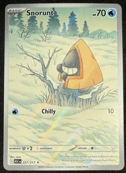 Snorunt ASC EN 227/217 Illustration Rare Ascended Heroes Pokemon TCG NM - Image 1