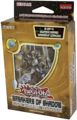 YuGiOh Breakers of Shadow Booster Box: Special Edition Mini Box - 3 packs+2 holo - Image 1