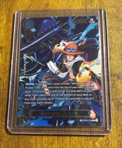One Piece TCG - Carrying On His Will (OP13) - Portgas.D.Ace - EB02-028 (SP) - Image 1