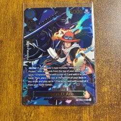 One Piece TCG - Carrying On His Will (OP13) - Portgas.D.Ace - EB02-028 (SP) - Image 2