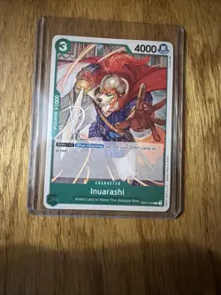 OP01 ROMANCE DAWN PRE-ERRATA! One Piece TCG Inuarashi OP01-034 Eng Green - Image 1
