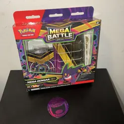 Pokemon TCG Mega Battle Deck Box And Contents Only No Promo Cards Mega Gengar Ex - Image 1