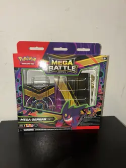 Pokemon TCG Mega Battle Deck Box And Contents Only No Promo Cards Mega Gengar Ex - Image 2