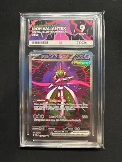 Pokemon Iron Valiant ex 157/131 SIR Prismatic Evolutions ACE 9 - Image 1