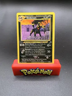 Umbreon - 32/75 - Pokemon Neo Discovery Unlimited Rare Card WOTC LP - Image 1
