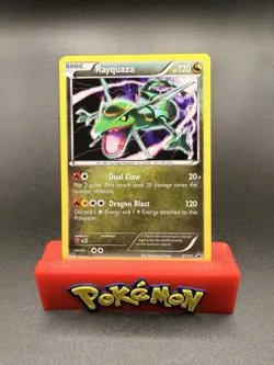 Rayquaza XY141 Black Star Promo Pokemon Card Holo LP - Image 1