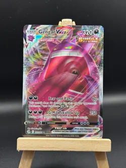 Gengar VMAX 157/264 Ultra Rare Holo SWSH08: Fusion Strike Pokemon Card 157/264 - Image 1