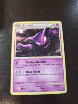 Haunter 35/102 Triumphant 2010 Uncommon Pokemon Trading Card! LP p9 - Image 1