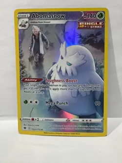 HOLO Abomasnow TG01/TG30 - NM / M Astral Radiance Trainer Gallery Pokemon Card - Image 1