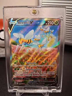 Pokemon Beedrill v Alt Art 161/189 Astral Radiance Card Mint Condition - Image 1