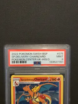 Special Delivery Charizard Promo Holo Pokemon Card SWSH075 PSA 9 MINT - Image 3