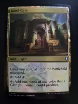 Gond Gate NM FOIL Commander Legends: Battle for Baldur's Gate MTG FREE SHIPPING - Image 1