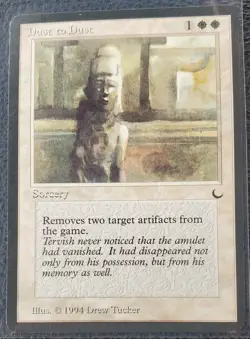 MTG Magic The Gathering- Dust to Dust The Dark Regular - Image 1