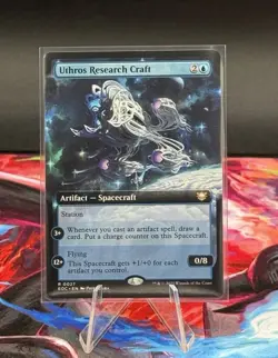 MTG: Edge of Eternities #27 Uthros Research Craft (Extended Art) - Image 1