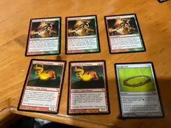 6x MTG Commander rares, mythic, and foils Mixed lot MN to good condition - Image 1
