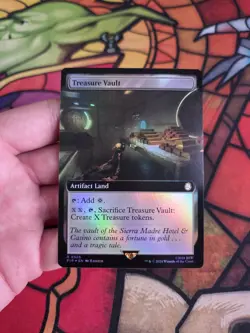 Treasure Vault (Extended Art) Universes Beyond: Fallout Foil MTG NM - Image 1