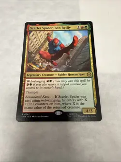 Scarlet Spider, Ben Reilly #0142 MTG Marvel's Spider-Man Magic The Gathering - Image 2