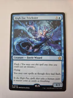 1x High Fae Trickster | Magic the Gathering MTG | Foundations rare 0040 NM x1 - Image 1