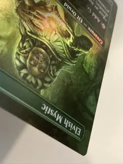 MTG Elvish Mystic *BORDERLESS FOIL* Commander Masters 0648 Pack Fresh - Image 5