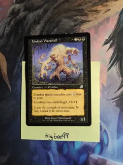 2003 Magic MTG Scourge Undead Warchief #78 MP-HP - Image 1